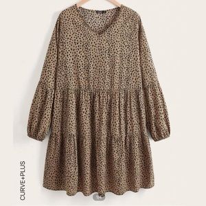 NWOT SHEIN Curve Animal Print Dress Size 20